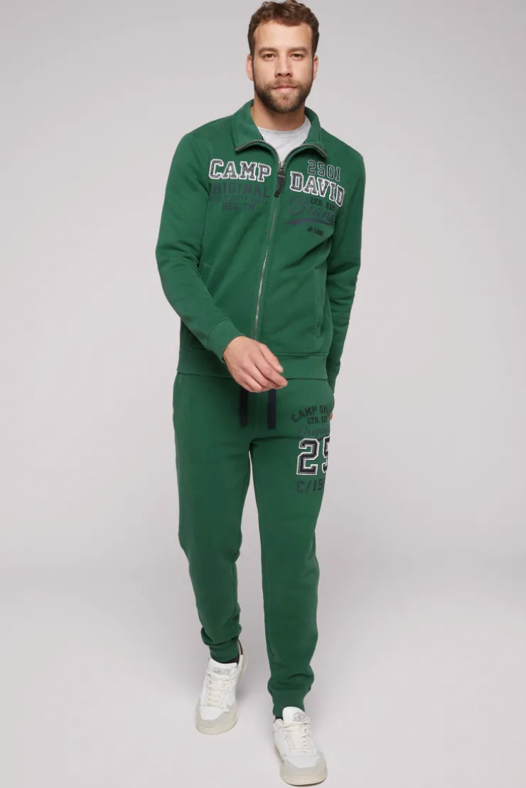 CAMP DAVID & SOCCX Sweatjacke mit Artwork im Retro-Style raw green rawgreen Best