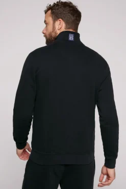 CAMP DAVID & SOCCX Sweatjacke mit Artwork im Retro-Style black Fashion