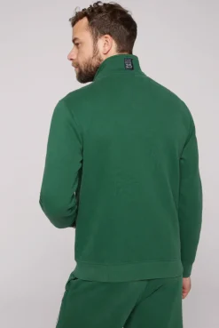 CAMP DAVID & SOCCX Sweatjacke mit Artwork im Retro-Style raw green rawgreen Online