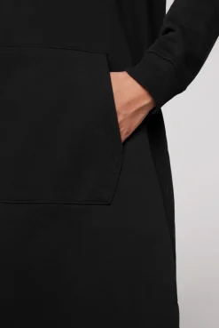 CAMP DAVID & SOCCX Sweatkleid mit Kapuze und Glossy Prints black New