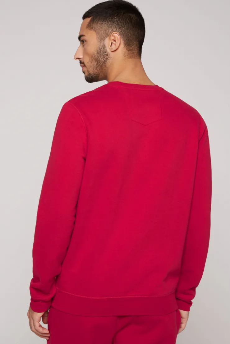 CAMP DAVID & SOCCX Sweatshirt mit Artwork im Retro-Style royal red royalred Flash Sale