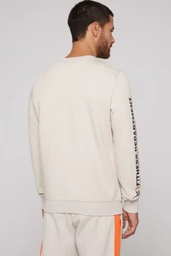 CAMP DAVID & SOCCX Sweatshirt mit Label Prints shell Cheap