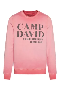 CAMP DAVID & SOCCX Sweatshirt mit Vintage Print sunrise Cheap
