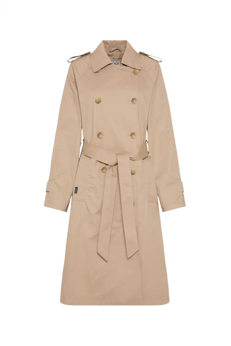 CAMP DAVID & SOCCX Trenchcoat mit Bindegürtel dark stone beige darkstonebeige Cheap