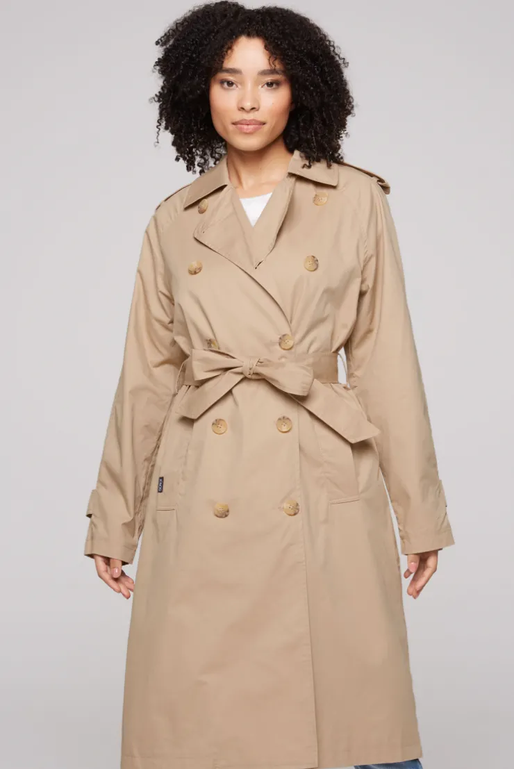 CAMP DAVID & SOCCX Trenchcoat mit Bindegürtel dark stone beige darkstonebeige Cheap