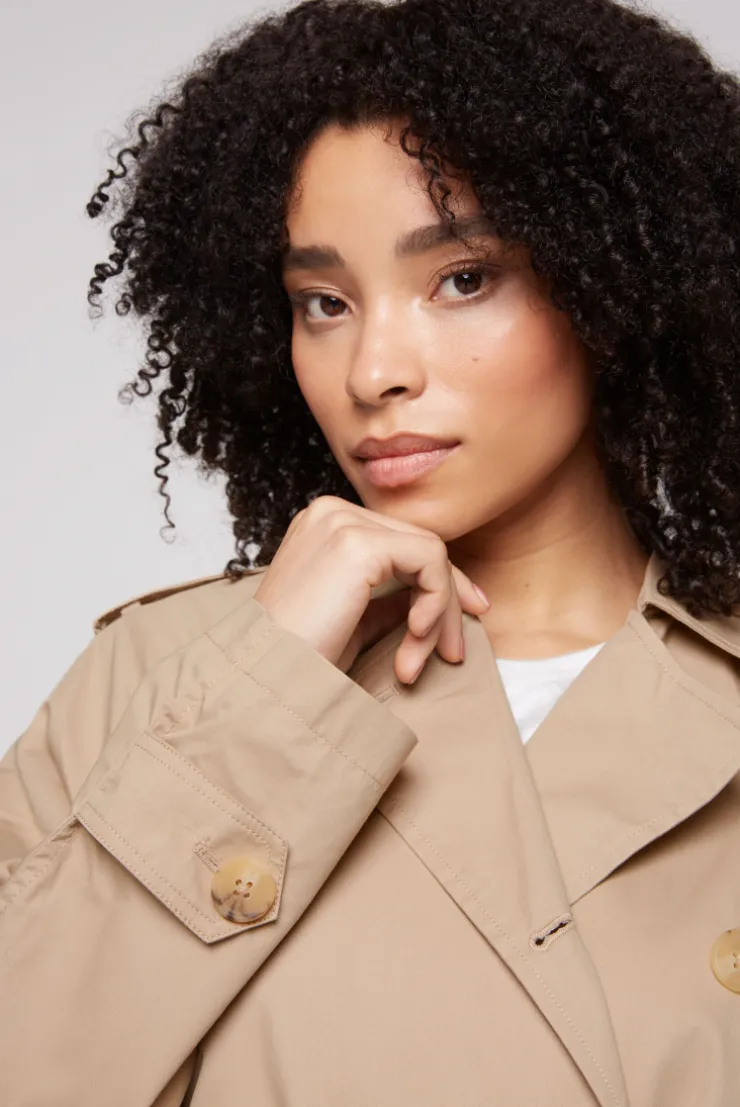 CAMP DAVID & SOCCX Trenchcoat mit Bindegürtel dark stone beige darkstonebeige Cheap