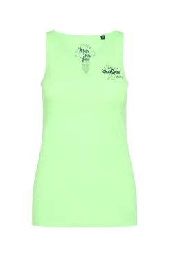 CAMP DAVID & SOCCX Trägershirt mit offenem Rundhalsausschnitt fresh lime freshlime Store