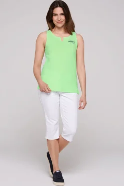 CAMP DAVID & SOCCX Trägershirt mit offenem Rundhalsausschnitt fresh lime freshlime Store