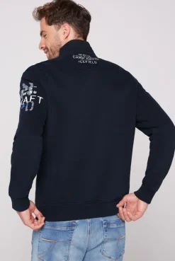 CAMP DAVID & SOCCX Troyer-Sweatshirt mit Artworks blue navy bluenavy Best