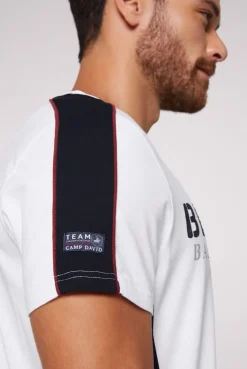 CAMP DAVID & SOCCX T-Shirt mit Color-Blocking und Artwork opticwhite Online