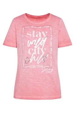 CAMP DAVID & SOCCX T-Shirt mit Folienprint sunrise Outlet