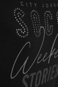 CAMP DAVID & SOCCX T-Shirt mit Logo aus Schmucknieten black Fashion