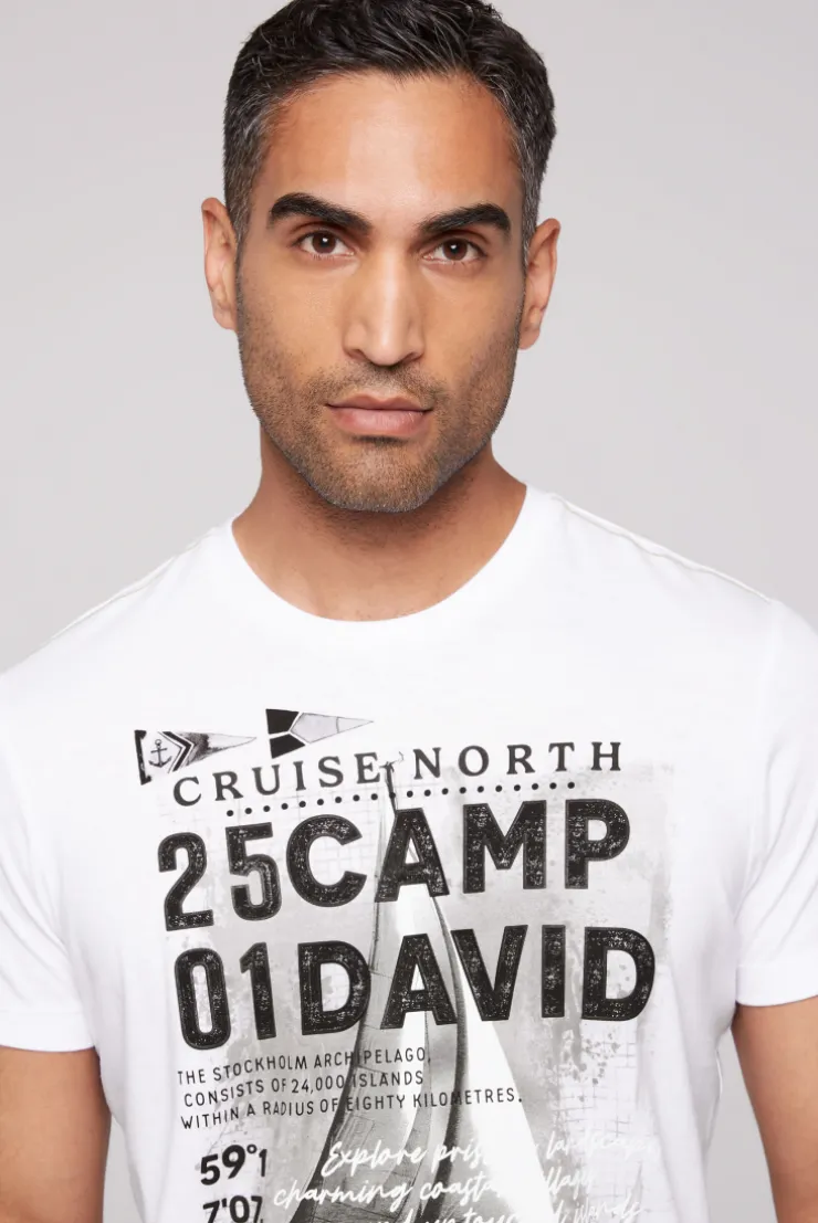 CAMP DAVID & SOCCX T-Shirt mit Photoprint opticwhite New