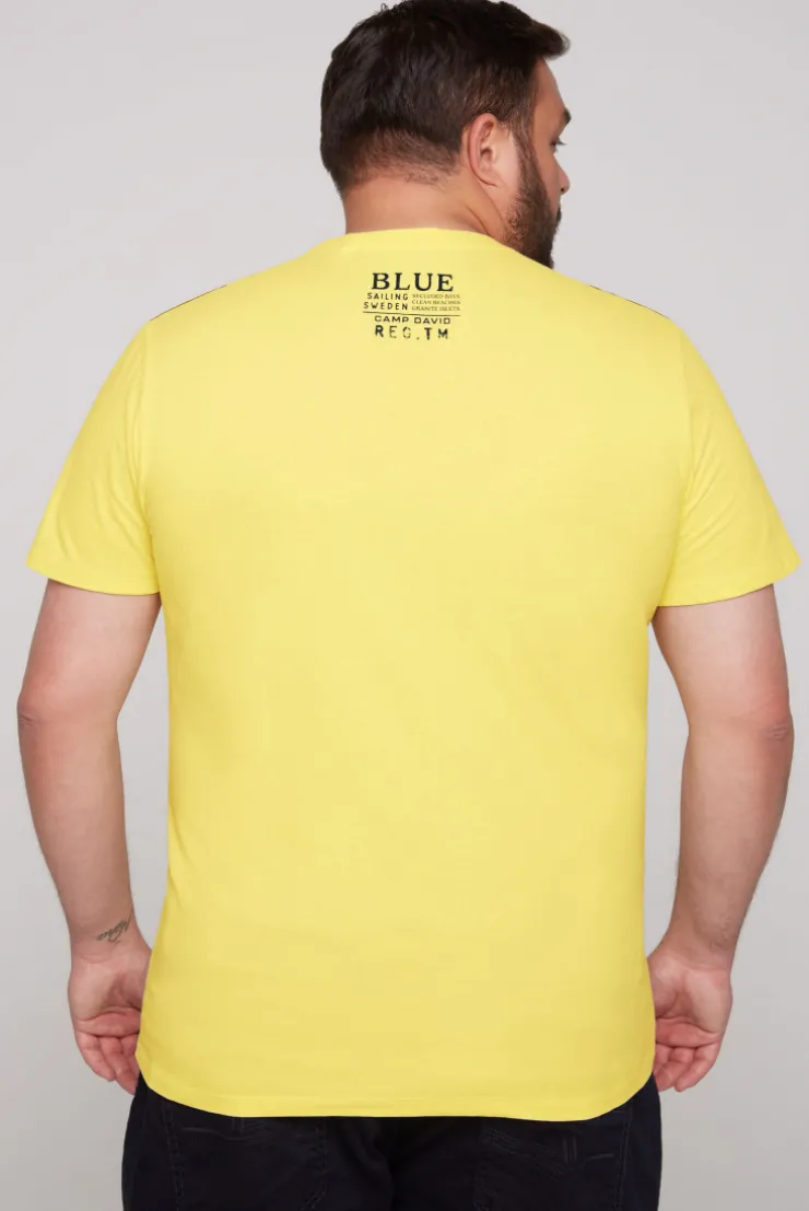 CAMP DAVID & SOCCX T-Shirt mit Print Artwork light lime lightlime Outlet
