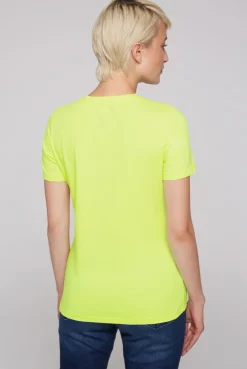 CAMP DAVID & SOCCX T-Shirt mit Rundhalsausschnitt und Print yellow lime yellowlime New