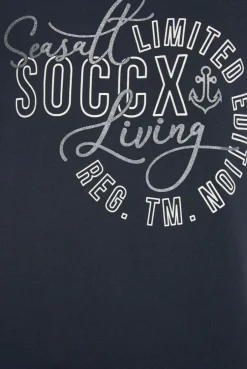 CAMP DAVID & SOCCX T-Shirt Rundhals mit Logo Artwork classic navy classicnavy Online