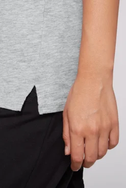 CAMP DAVID & SOCCX T-Shirt Rundhals mit Wording Print grey melange greymelange Flash Sale