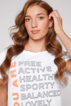 CAMP DAVID & SOCCX T-Shirt Rundhals mit Wording Print opticwhite Shop