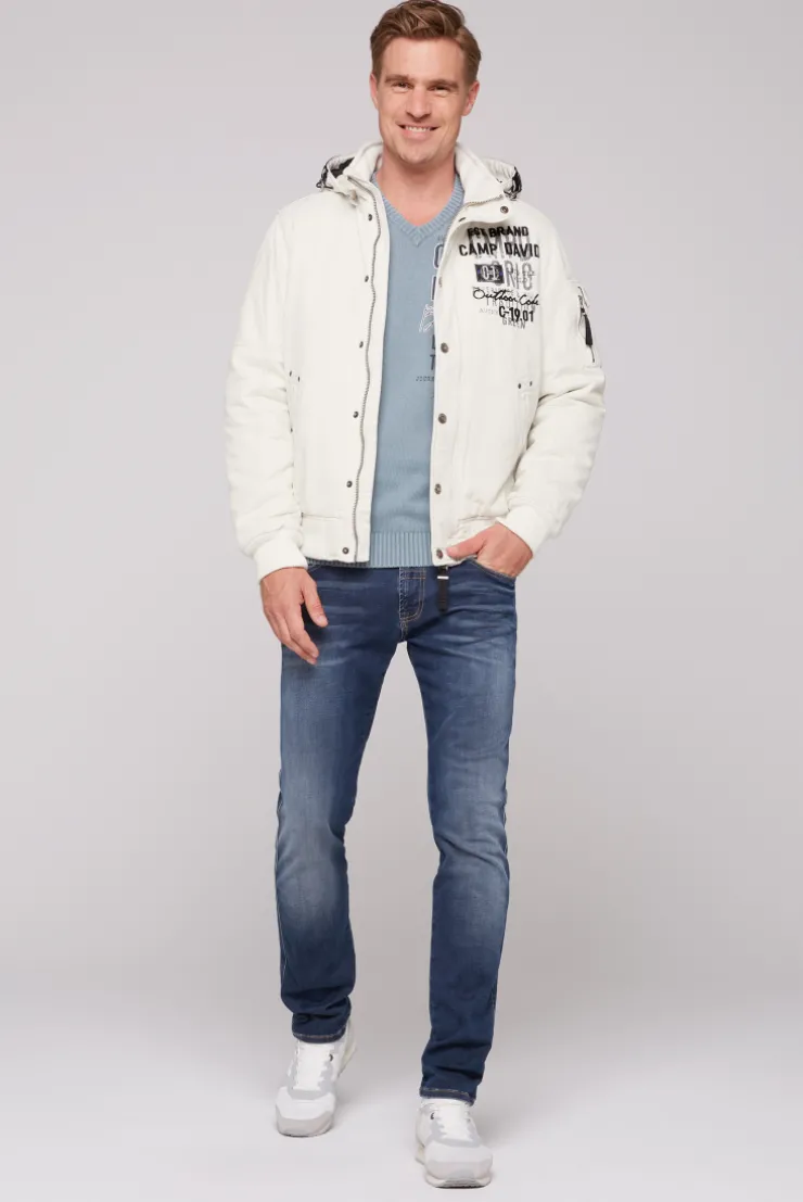 CAMP DAVID & SOCCX Winterblouson mit abtrennbarer Kapuze und Artworks kitt Online