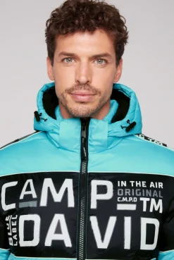 CAMP DAVID & SOCCX Winterjacke mit Colour-Blocking und Logo-Design new aqua newaqua Best Sale