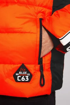 CAMP DAVID & SOCCX Winterjacke mit Colour-Blocking und Logo-Design signal orange signalorange Flash Sale