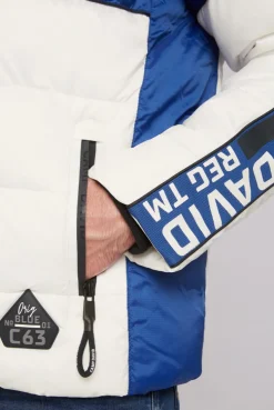 CAMP DAVID & SOCCX Winterjacke mit Colour-Blocking und Logo-Design kitt Clearance
