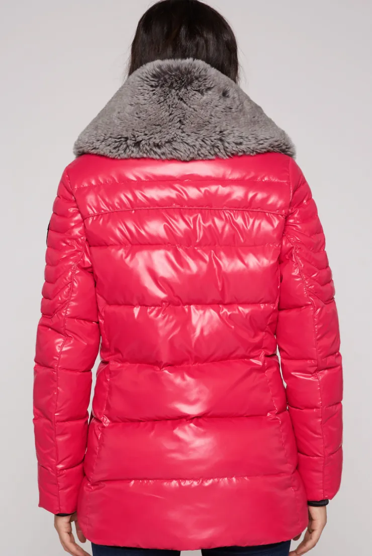 CAMP DAVID & SOCCX Winterjacke mit hohem Kragen und Steppmuster red glow redglow Sale