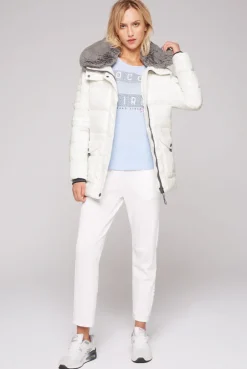 CAMP DAVID & SOCCX Winterjacke mit hohem Kragen und Steppmuster ivory Cheap