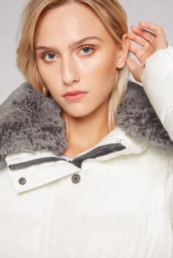 CAMP DAVID & SOCCX Winterjacke mit hohem Kragen und Steppmuster ivory Cheap