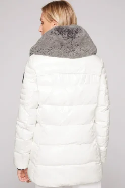 CAMP DAVID & SOCCX Winterjacke mit hohem Kragen und Steppmuster ivory Cheap