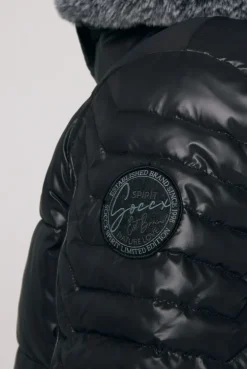 CAMP DAVID & SOCCX Winterjacke mit hohem Kragen und Steppmuster black New