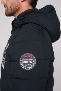 CAMP DAVID & SOCCX Winterjacke mit Kapuze im Ski-Design blue navy bluenavy Fashion