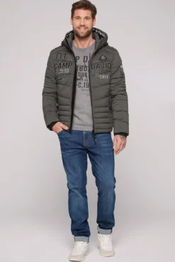 CAMP DAVID & SOCCX Winterjacke mit Kapuze im Ski-Design dark anthra darkanthra Flash Sale